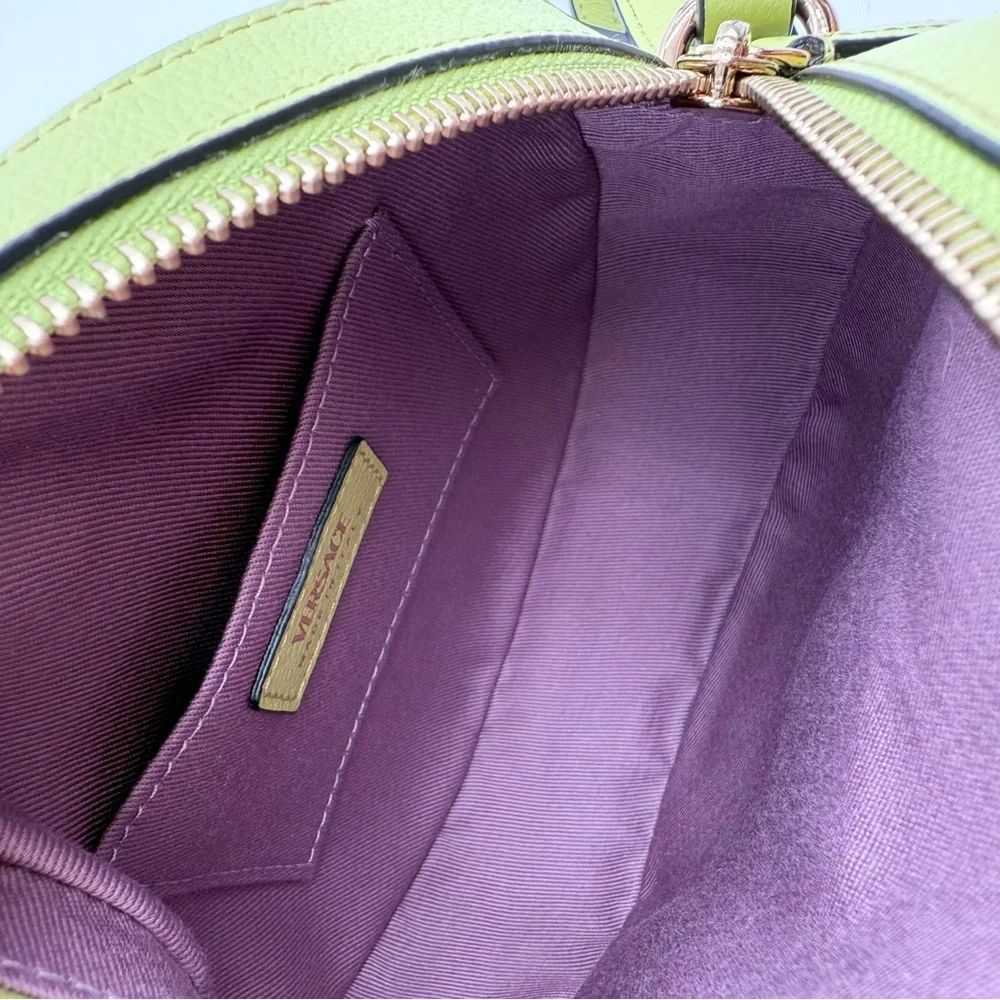 SOLD Versace La Medusa Round Camera Bag - Picture 5 of 7